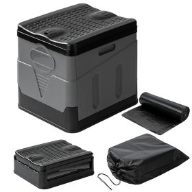 Portable Toilet With Handbag, Collapsible Emergency Toilet With Lid - Not Shipped On Weekends (Option: Portable toilets)