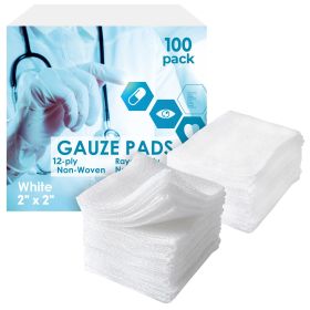 White Cotton Gauze Pads Non Sterile (Material: Cotton)