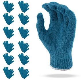 String Knit Work Gloves (Color: Blue)
